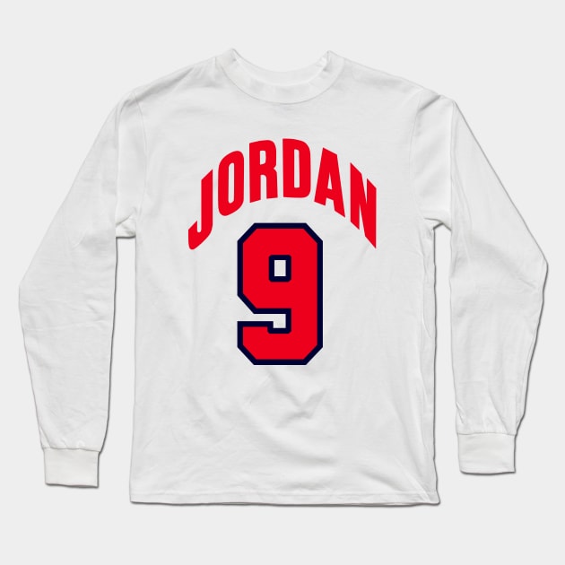 USA Basketball - Jordan Long Sleeve T-Shirt by Buff Geeks Art